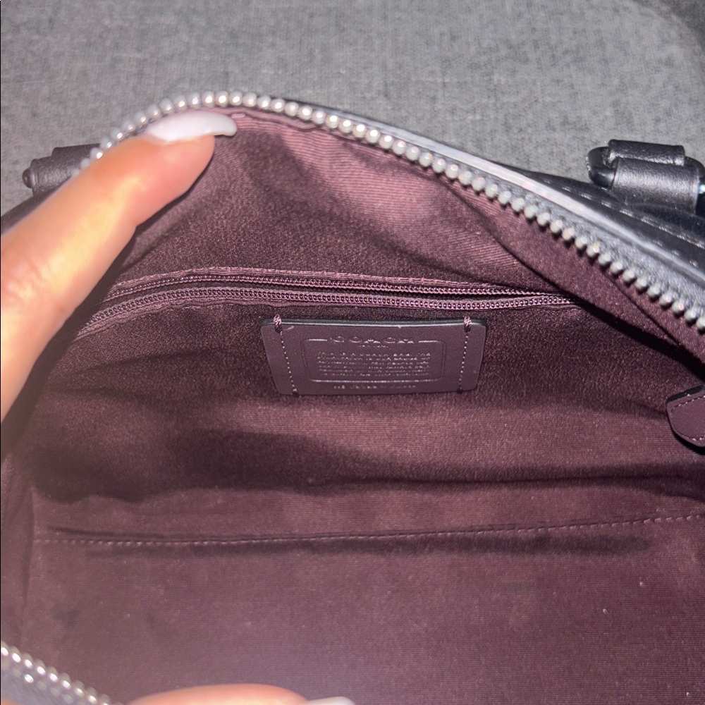 Coach Rowan Black Quilted Bag - Picture 9 of 12